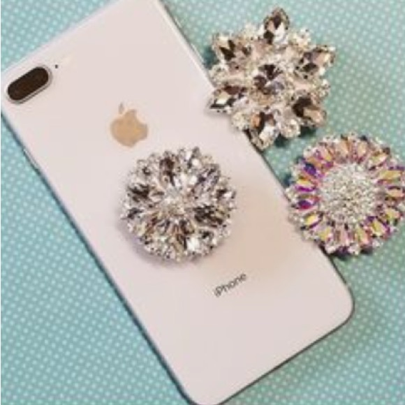 Glitz Rhinestone Phone Grip - Picture 1 of 4